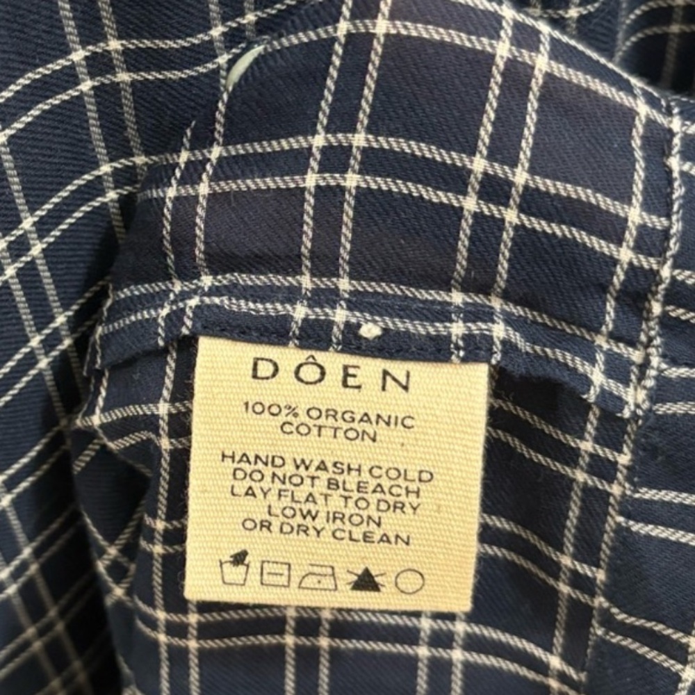 Doen Revi dress in blue cottage plaid - Picture 4 of 4
